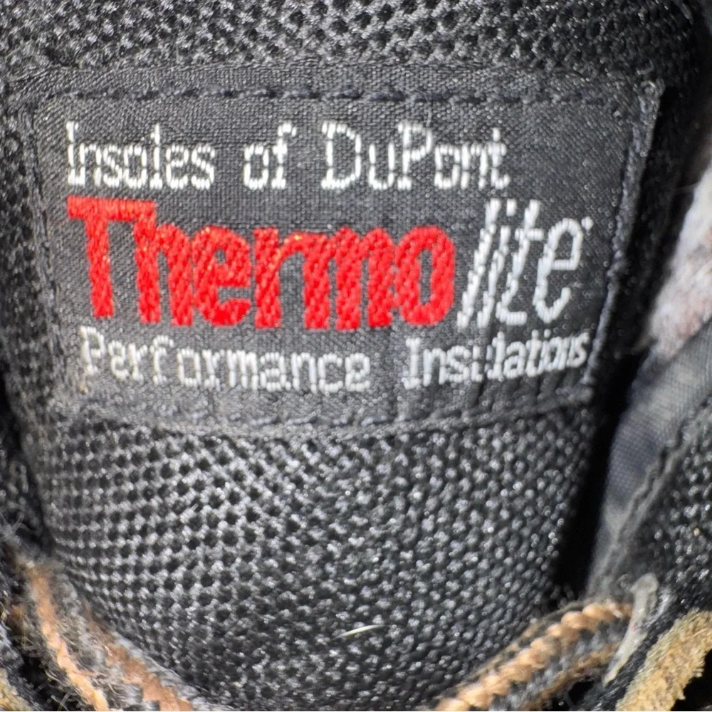 Thermo Duck Boots Size 7 Men’s Brown Suede Rubber Waterproof Snow Winter Boots